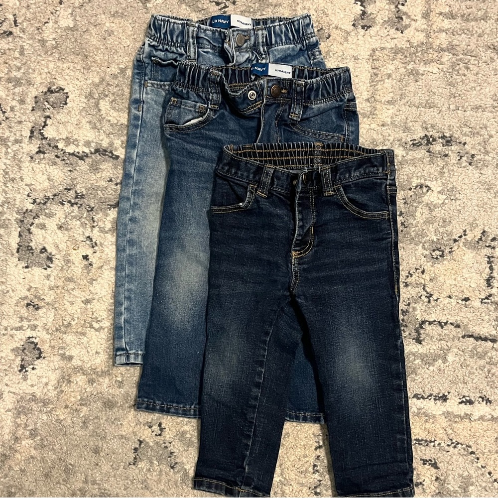 Set of 3 pairs of Old Navy Boys Jeans